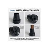 Adem Koç Baston Lastiği Kanedyen Koltuk Değneği Asa Lastiği Siyah 19 Mm (1 ADET)