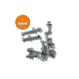 Adem Koç M8x45 Akb Anahtar Başlı Civata + Somun + Pul (1 Takım)