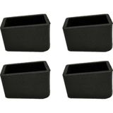Adem Koç Plastik 20x40 mm Kaydırmaz Merdiven Ayağı Plastiği 4 Adet Merdiven Pabucu