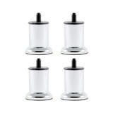 Adem Koç Plastik Asena Pimli Metal Baza Kanepe Koltuk Ayağı (4 Adet) - 8 cm