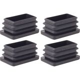 Adem Koç Plastik Dikdörtgen Içe Geçme Profil Tapası (Kutu) 4'lü - 30x50 mm