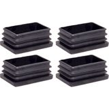 Adem Koç Plastik Dikdörtgen Içe Geçme Profil Tapası (Kutu) 4'lü - 60x80 mm