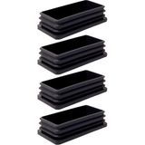 Adem Koç Plastik Dikdörtgen Içe Geçme Profil Tapası (Kutu) 4'lü - 80x120 mm