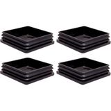 Adem Koç Plastik Kare Içe Geçme Profil Tapası (Kutu) (4 Adet) - 120x120 mm