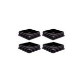 Adem Koç Plastik Kare Içe Geçme Profil Tapası (Kutu) (4 Adet) - 90x90 mm