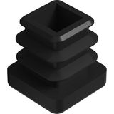 Adem Koç Plastik Kare Içe Geçme Profil Tapası (Kutu) 4'lü - 15x15 mm