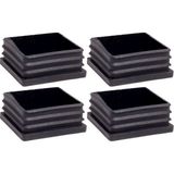 Adem Koç Plastik Kare Içe Geçme Profil Tapası (Kutu) 4'lü - 60x60 mm