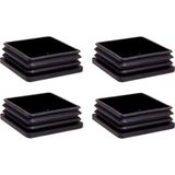 Adem Koç Plastik Kare Içe Geçme Profil Tapası (Kutu) 4'lü - 70x70 mm