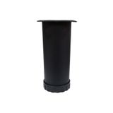 Adem Koç Tablalı Metal Dolap Masa Koltuk Kanepe Ayağı Çap: 60 Mm 15 Cm Texture Siyah