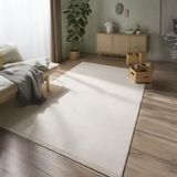 Aden ARD03 Ardea Makinede Yıkanabilir Normal Tabanlı Yumuşak Dokulu Beyaz 20x20 cm Modern Halı