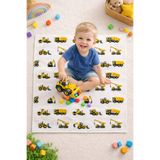 ADEN BEBEK AKSESUARLARI Erkek Çocuk Bebek Sıvı Geçirmez Yemek Örtüsü, Sofra Bezi,Beslenme Örtüsü Duck Kumaş 90x100 cm