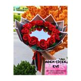 Aden Çiçek Evi 12 Adet Kadife Gül BUNLAR SENİN AYNADAKİ BENİM ÇİÇEĞİM❤️💕💖SEVDİKLERİNİZE HEDİYE