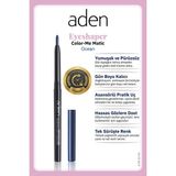 Aden Color-Me Matic Eyeshaper - Asansörlü Göz Kalemi 03 Ocean(Okyanus) - Belirtilmemiş