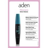 Aden Extra Volume Mascara - Hacim ve Uzatma Etkili Maskara - 000 BLACK