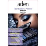 Aden Eyeshadow Palette 6 Shades - 6'lı Göz Farı Paleti Black Blue(Siyah Mavi) - Belirtilmemiş