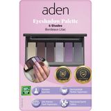 Aden Eyeshadow Palette 6 Shades - 6'lı Göz Farı Paleti Bordeaux Lilac(Mürdüm Lila) - Belirtilmemiş