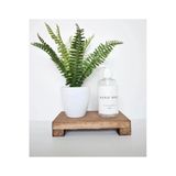 aden home senin evin senin dünyan Ahşap Sunumluk, Yağdanlık, Sabunluk 20x12cm, ASNM04