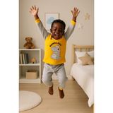 Aden Kids Çocuk Mevsimlik Penye Pijama Takımı - Gri - 2 - 3 Yaş