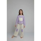 Aden Kids Unisex Çocuk %100 Pamuk Alt Üst Takım - 9 - 10 Yaş - Lila