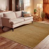 Aden Leona 1 Altın Makinada Yıkanabilir Şönil Dokuma 100x200 cm Halı