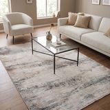 Aden Lorien Vintage Dokuma Halı | Eskitme Desenli Pamuk Tabanlı Halı | Modern Salon Halısı | 80 x 150 | Model LOR13