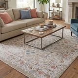 Aden Lorien Vintage Dokuma Halı | Eskitme Desenli Pamuk Tabanlı Halı | Modern Salon Halısı | 80 x 300 | Model LOR03