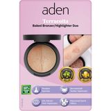 Aden Terracotta Baked Bronzer/highlighter Duo - Terracotta Bronzlaştırıcı/aydınlatıcı Ikilisi - Belirtilmemiş