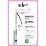 Aden Waterproof Matic Eyeshaper - Asansörlü Göz Kalemi 01 Black(Siyah) - Belirtilmemiş