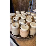 AdenArt 9'lu Testi Kebabı Testisi 22 cm (üstten kırmalı) - 9 Adet