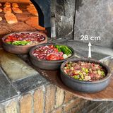 AdenArt Toprak Güveç-Fırın Kabı- Fırın Tepsisi 28 cm 2-3 Kişilik