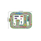Adeno Oyuncak Araba, Araç Parkuru (LARGE) -eğitici Ve Eğlenceli Yol Yapım Ahşap Oyuncak - Otoban Puzzle