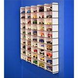 Adeno Oyuncak Araba Rafı 50'li Eskitme Beyaz (Hotwheels ,matcbox Arabaları Için Uygundur)