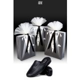ADENZ Damat Bohçası - Pierre Cardin Çeyiz Damat Terliği - 3'lü Kutu Süsleme Tülü Kurdele