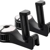ADEparts 2'li Paket Gizli Araba Kafalık Kancası, 2'si 1 Arada Araba Koltuğu Kancası, Çanta, Sırt Çantaları, Oto Çanta Tutacağı, Araba Çantası Kancası, El Çantaları ve Cüzdanlar için Evrensel Araba Arka Koltuk