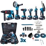Ader Altılı Set (Budama Testeresi +Bağ Makası + Matkap+Somun Sıkma+Spral+Hilti)