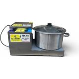 Ader FSK-60 11 lt 30 cm Paslanmaz Çelik Tarhana Yapma ve Pul Biber Öğütme Makinesi - Gri