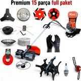 Ader Premium 15 Parça Full Paket Wedoo 3.3 Hp Sırt Çantalı Ot Kesme Çapa Makinesi