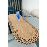 ADES HOME DESİGN Jüt, Hasır ,Runner ,Amerikan Servisi ,Supla ,Masa Örtüsü,Sehpa Örtüsü, Trikotlu Desenli Ranır