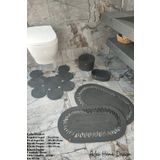 ADES HOME DESİGN Jüt,Banyo Takımı,Banyo Seti,Banyo Paspası, Paspas Takımı,Makyaj Sepeti,Deterjan Sepeti,Klozet Paspas