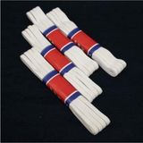 Adet 0.80 cm Beyaz Bel Paça Don Lastiği Geniş Yassı Lastik 40 Metre