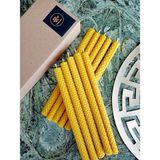 Adet 21CM Mum Dilek Mumu Beeswax Candle Doğal Petek Bal Mumu Mum - Çok Renkli