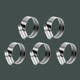 Adet Hortum Kelepçesi Tork Ayarlı 10X16 mm Paslanmaz Çelik Boru Metal Kelepçe Ayarlanabilir Klip