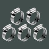 Adet Hortum Kelepçesi Tork Ayarlı 22X36 mm Paslanmaz Çelik Boru Metal Kelepçe Ayarlanabilir Klip