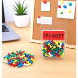 Adet Renkli Harita Çivisi Mantar Pano Raptiyesi Pano Iğnesi - Standart
