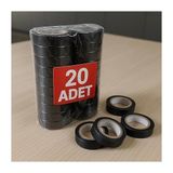 Adet Siyah Elektrik Bandı Pvc Kablo Izole Bantı