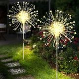 Adet Solar Priz, Bahçe Lambası, 150 Led, Dış Mekan Için, 8 Mod, Güneş Enerjili Lambalar, Hava