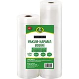Adet Tırtıklı Vakum Poşeti Seti 15X20 cm Gıda Ev Tipi Vakum Paketleme Poşetleri Sızdırmaz Da - 15 x 20 cm