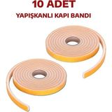 Adet Yapışkanlı Kapı Bandı Isı Yalıtım Süngeri
