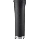 Adhoc MILANO Siyah Elektrikli Tuz ve Biber Değirmeni 20cm Ø5cm,Led Işıklı