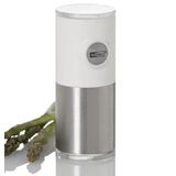 Adhoc Pepnetıc Mıknatıslı & Duvar Aparatlı Biber Ve Baharat Doğrayıcı D: 4 Cm Beyaz